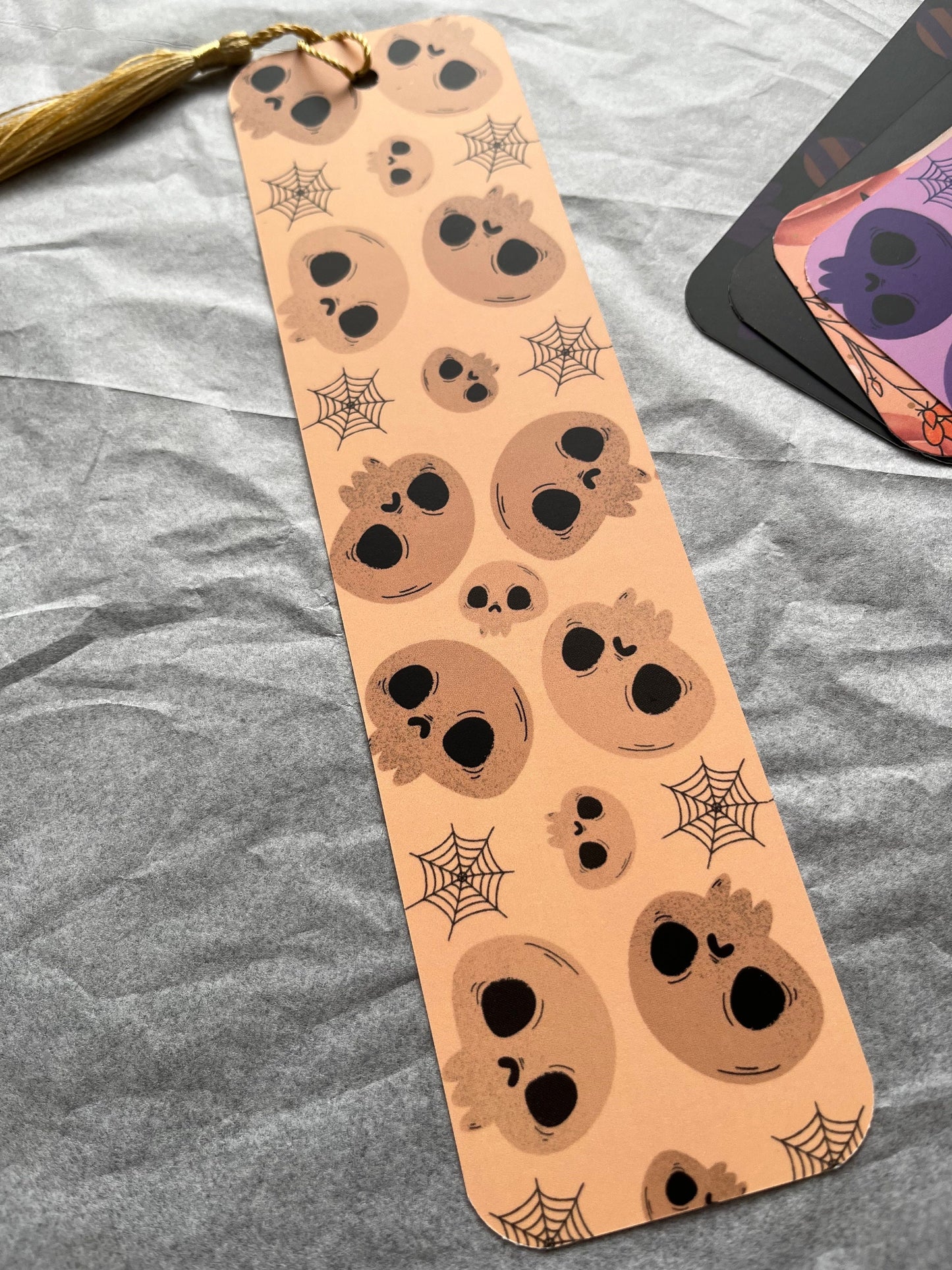 Spooky Cute Skull Bookmark