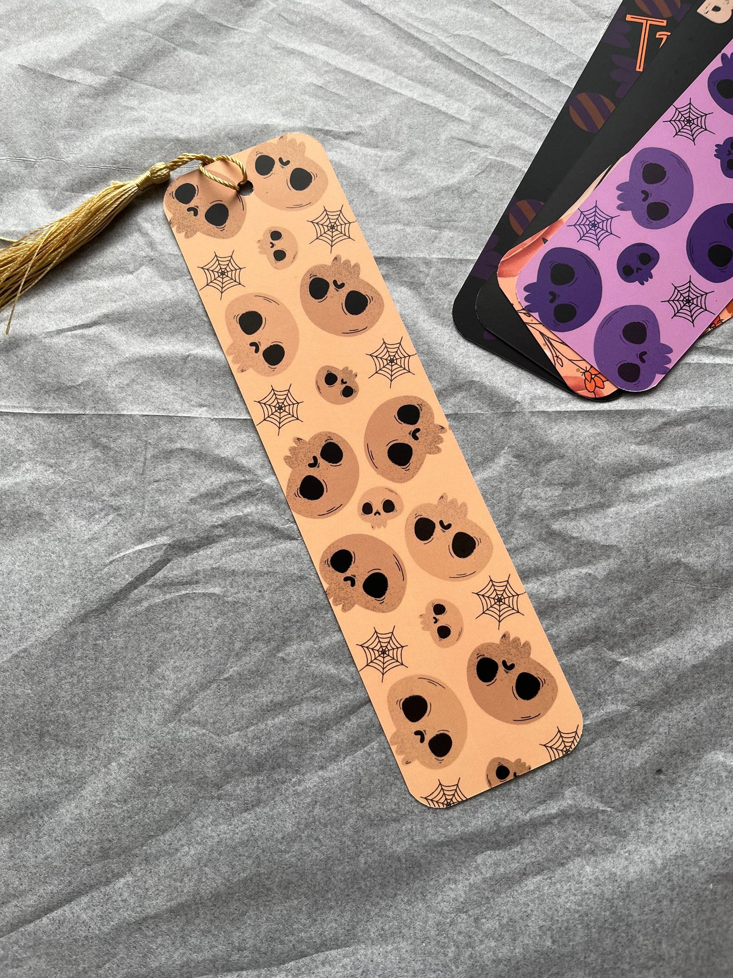 Spooky Cute Skull Bookmark